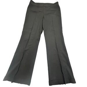 Mexx Dress Pants Women's 12 Black Stretch Slacks Work Career Trousers Wool Blend